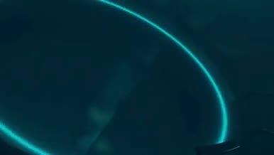炫酷蓝色圆形旋转LOGO演绎会声会影模板视频的预览图